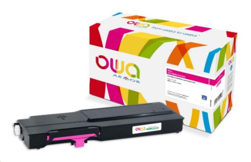 Obrázek OWA Armor toner pro DELL C2660, C2665, 4000 Stran, 593-BBBS, červená/magenta