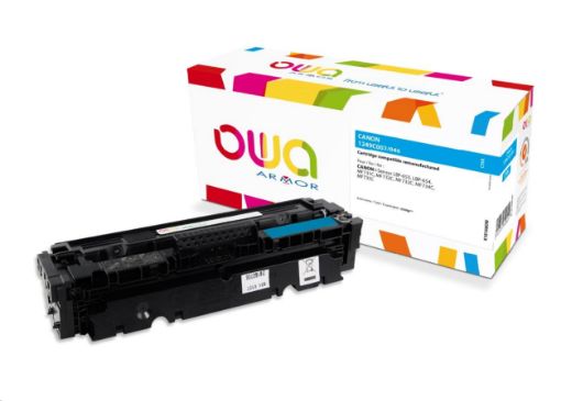 Obrázek OWA Armor toner pro CANON LBP  653Cdw, 654Cx, MFP735Cx, 2300 str., modrá/cyan (CRG046C)