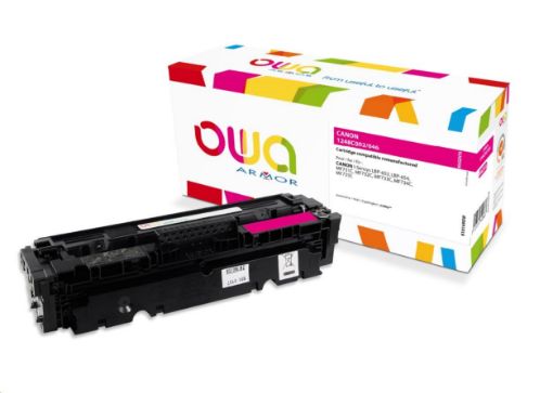 Obrázek OWA Armor toner pro CANON LBP  653Cdw, 654Cx, MFP735Cx, 2300 str., červená/magenta (CRG046M)