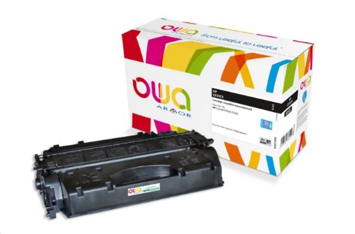 Obrázek OWA Armor toner pro HP Laserjet P2050, P2055, 13000 stran, CE505X JUMBO, černá/black