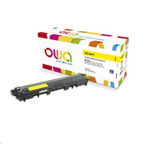 Obrázek OWA Armor toner pro BROTHER DCP L3510CDW, DCP L3550CDW, HL L3210CW,HL L3270CDW,TN247Y,2300 str.,žlutá/yellow (TN-247Y)