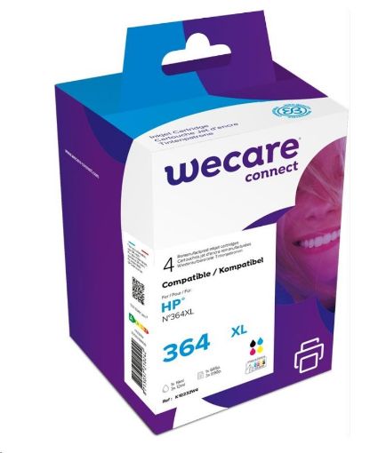 Obrázek WECARE ARMOR cartridge pro HP Photosmart C5380,5510, 5515, C6380, černá/black+1C+1M+1Y/HC, 1x19/3x12ml