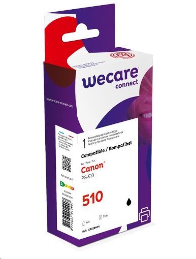 Obrázek WECARE ARMOR cartridge pro CANON Pixma MP250, MP270 (PG510) černá 9ml, 270 str