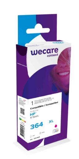 Obrázek WECARE ARMOR cartridge pro HP Photosmart C5380, 5510, 5515, C6380 (CB324EE), červená/magenta, 12ml, 895str