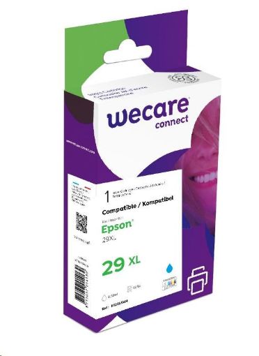 Obrázek WECARE ARMOR cartridge pro Epson Expression Home XP 235,332,432 (C13T29924012), modrá/cyan, 8,5ml, 625str