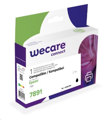 Obrázek WECARE ARMOR cartridge pro Epson WorkForce Pro WF-5110, 5190, 5620, 5690 (C13T78914010), černá/black, 73ml, 4000str