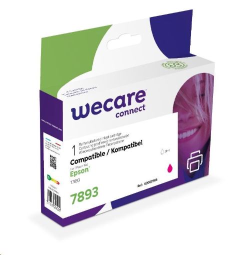 Obrázek WECARE ARMOR cartridge pro Epson WorkForce Pro WF-5110, 5190, 5620, 5690 (C13T789340), červená/magenta, 38ml, 4000str