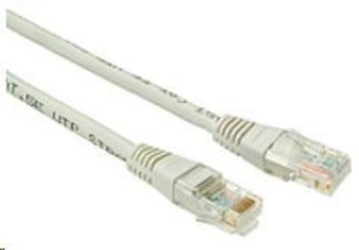 Obrázek Solarix Patch kabel CAT6 UTP PVC 5m šedý non-snag-proof C6-155GY-5MB