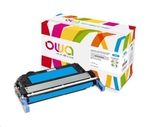 Obrázek OWA Armor toner pro HP Color Laserjet 4700, 10000 Stran, Q5951A, modrá/cyan