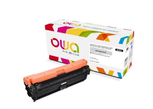 Obrázek OWA Armor toner pro HP Color Laserjet CP5220, 5225, 7000 Stran, CE740A, černá/black