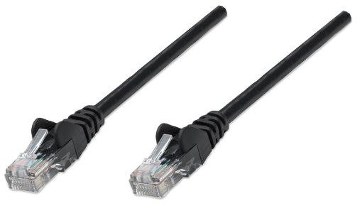 Obrázek Intellinet Patch kabel Cat5e UTP 1m černý, cca