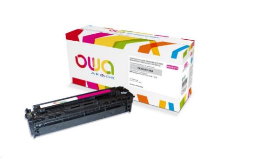 Obrázek OWA Armor toner pro HP Laserjet Pro CP1525, 1300 Stran, CE323A, červená/magenta