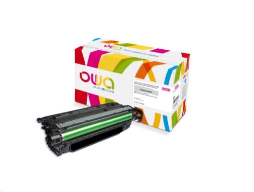 Obrázek OWA Armor toner pro HP Color Laserjet CP4025/4520/4525, 11000 Stran, CE263A, červená/magenta