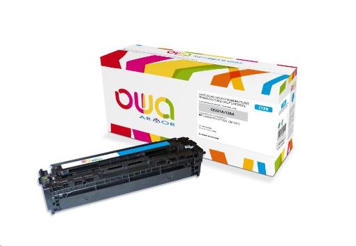 Obrázek OWA Armor toner pro HP Laserjet Pro CP1525, 1300 Stran, CE321A, modrá/cyan