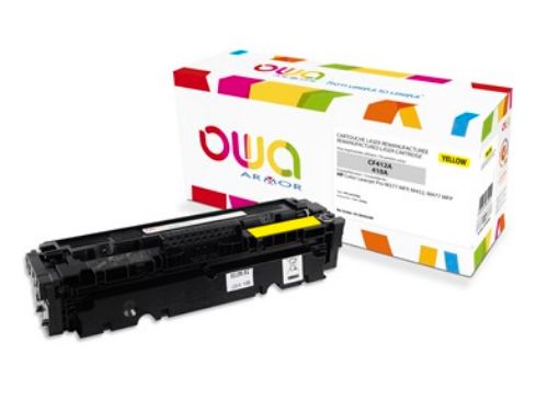 Obrázek OWA Armor toner pro HP Color Laserjet Pro M377, M452, M477, 2300 Stran, CF412A, Yellow