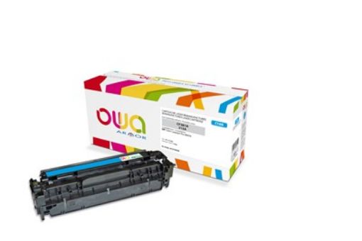 Obrázek OWA Armor toner pro HP Color Laserjet Pro M476, 2700 Stran, CF381A, modrá/cyan