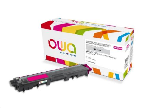 Obrázek OWA Armor toner pro BROTHER HL 3140, 3150, 3170, MFC 9130 9330,9340,2200 Stran,TN245M, červená/magenta (TN-245M/TN-246M)