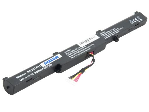 Obrázek AVACOM baterie pro Asus G553, GL753, N552 Li-Ion 14,4V 2600mAh 37Wh