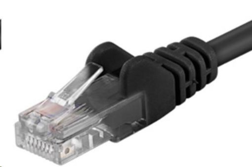 Obrázek PREMIUMCORD Patch kabel UTP RJ45-RJ45 CAT5e 0.25m černá