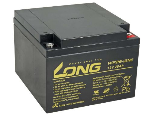 Obrázek LONG baterie 12V 26Ah M5 DeepCycle (WP26-12NE)