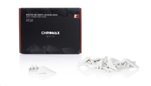 Obrázek NOCTUA NA-SAVP3 chromax.white - sada 16 ks antivibračních podložek pro ventilátory, bílá