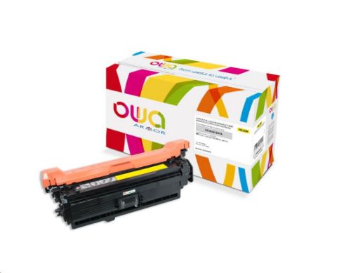 Obrázek OWA Armor toner pro HP Color Laserjet Ese 500 M551, M575, 6000 Stran, CE402A, žlutá/yellow