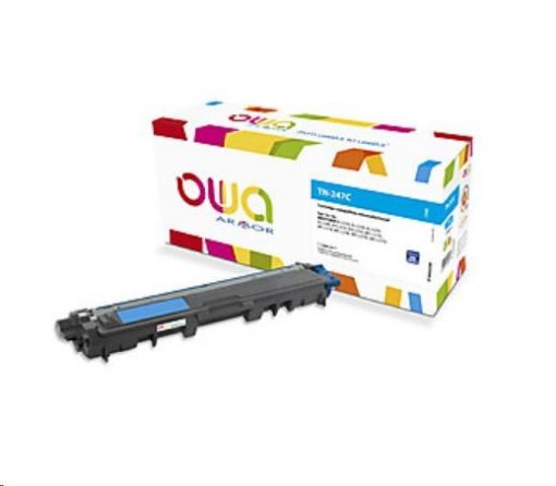 Obrázek OWA Armor toner pro BROTHER DCP L3510CDW, DCP L3550CDW, HL L3210CW, HL L3270CDW, TN247C, 2300 str., modrá/cyan (TN-247C)