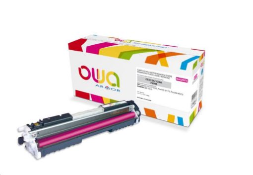 Obrázek OWA Armor toner pro HP Laserjet Pro CP1025, Pro100 M175, Pro200 M275, 1000 Stran, CE313A, červená/magenta