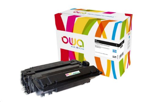 Obrázek OWA Armor toner pro HP Laserjet P3015 JUMBO, 24000 stran, CE255X, černá/black