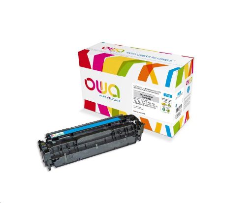 Obrázek OWA Armor toner cyan 2800 stran CANON (CRG-718C) / HP (CC531A)