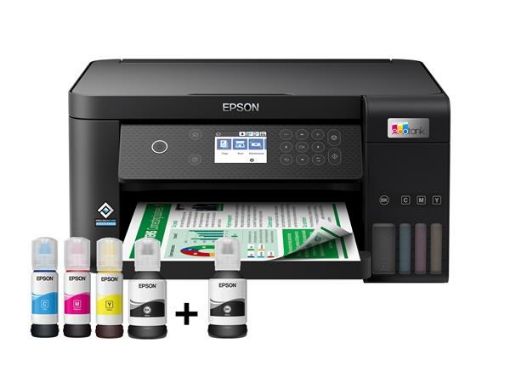 Obrázek EPSON tiskárna ink EcoTank L6260, 3v1, A4, 1200x4800, 33ppm, USB, Wi-Fi, LAN