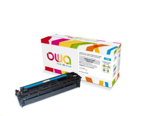 Obrázek OWA Armor toner pro HP Color Laserjet CP1210, 1215, 1510, 1400 Stran, CB541A, modrá/cyan