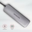 Obrázek AXAGON HMC-HCR3A, USB 3.2 Gen 1 hub, porty 3x USB-A, HDMI 4k/30Hz, SD/microSD, kabel USB-C 20cm