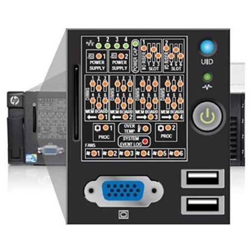 Obrázek HPE DL360 Gen10 SFF System Insight Display Power Module Kit (iLO Service Port will be lost)