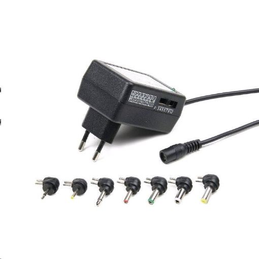 Obrázek GEMBIRD Univerzální AC-DC adaptér EG-MC-008, 12W, 7 konektorů