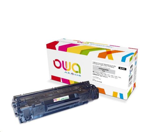 Obrázek OWA Armor toner pro HP Laserjet P1002, 1100, 1102, M1130, 1132, 1136,  1210, 1212, 1600 Stran, CE285A, černá/black