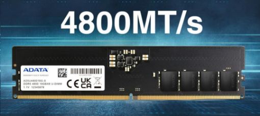 Obrázek ADATA DIMM DDR5 16GB 4800MHz CL40, Single Tray