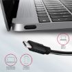 Obrázek AXAGON HMC-5G2, USB 10Gbps hub, porty 2x USB-A, 2x USB-C, HDMI 4k/60, PD 100W, kabel USB-C 13cm