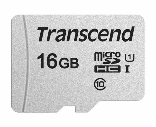 Obrázek TRANSCEND MicroSDHC karta 16GB 300S, UHS-I U1, bez adaptéru