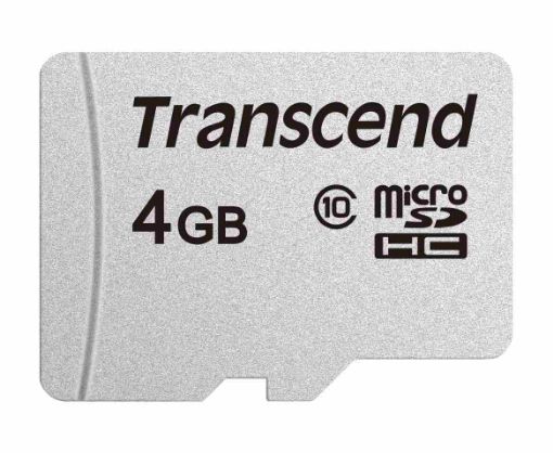 Obrázek TRANSCEND MicroSDHC karta 4GB 300S, Class 10, bez adaptéru