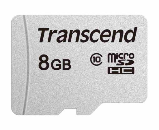 Obrázek TRANSCEND MicroSDHC karta 8GB 300S, Class 10, bez adaptéru