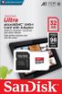 Obrázek SanDisk MicroSDHC karta 32GB Ultra (120MB/s, A1 Class 10 UHS-I, Android - Tablet Packaging, Memory Zone App) + adaptér