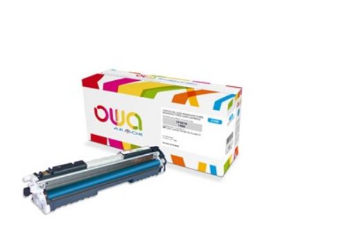 Obrázek OWA Armor toner pro HP Color Laserjet Pro M176, M177, 1000 Stran, CF351A, modrá/cyan