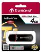 Obrázek TRANSCEND Flash Disk 4GB JetFlash®600, USB 2.0 (R:20/W:10 MB/s) černá/červená