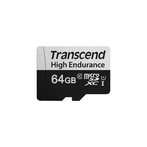 Obrázek TRANSCEND MicroSDXC karta 64GB 350V, High Endurance