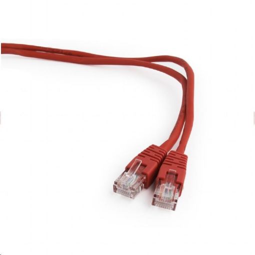 Obrázek GEMBIRD kabel patchcord Cat5e UTP 2m, červený