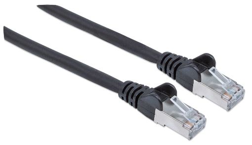 Obrázek Intellinet patch kabel Cat5e stíněný SFTP 10m černý, cca