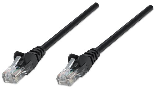 Obrázek Intellinet Patch kabel Cat5e UTP 0,25m černý, cca