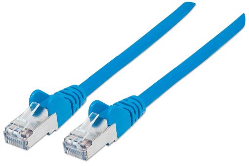 Obrázek Intellinet Patch kabel Cat6 SFTP 15m modrý, LSOH