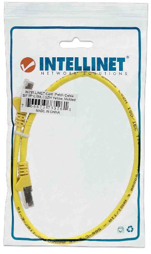 Obrázek Intellinet Patch kabel Cat6A SFTP 5m žlutý,LSOH